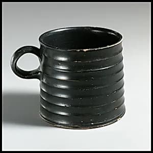 Terracotta mug by Unknown Artist