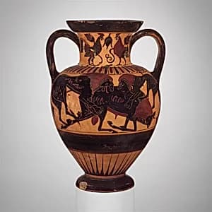 Terracotta neck-amphora (jar)