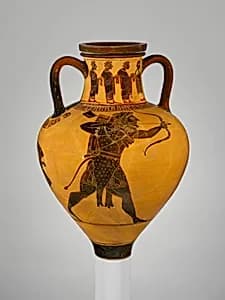 Terracotta neck-amphora (jar) by Princeton Group