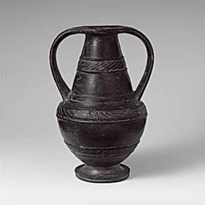 Terracotta Nicosthenic neck-amphora (jar) by Unknown Artist