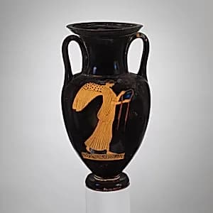Terracotta Nolan neck-amphora (jar)