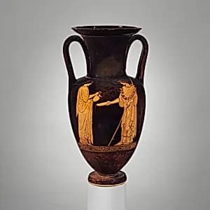 Terracotta Nolan neck-amphora (jar)