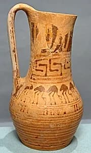Terracotta oinochoe by Unknown Artist