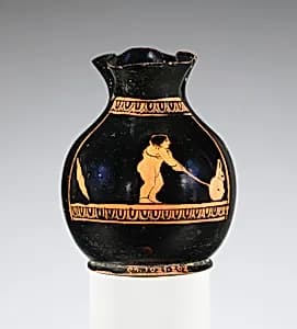 Terracotta oinochoe: chous (jug) by Unknown Artist