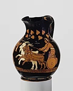 Terracotta oinochoe: chous (jug) by Unknown Artist