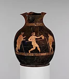 Terracotta oinochoe: chous (jug) by Unknown Artist