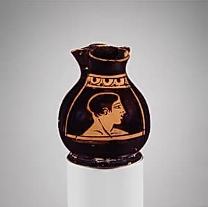Terracotta oinochoe: chous (jug) by Unknown Artist
