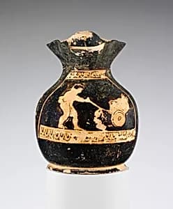 Terracotta oinochoe: chous (jug) by Unknown Artist