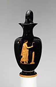 Terracotta oinochoe (jug) by Unknown Artist