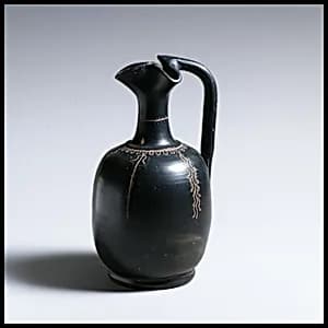 Terracotta oinochoe (jug) by Unknown Artist