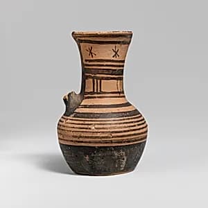 Terracotta oinochoe (jug) by Unknown Artist