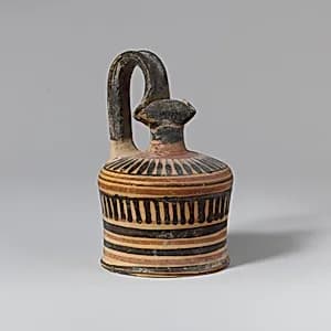 Terracotta oinochoe (jug) by Unknown Artist