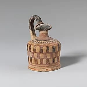 Terracotta oinochoe (jug) by Unknown Artist