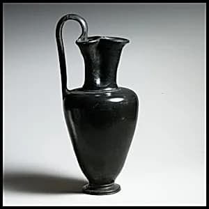 Terracotta oinochoe (jug) by Unknown Artist