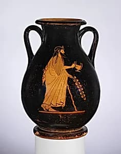 Terracotta pelike (jar) by Geras Painter