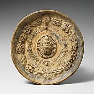 Terracotta phiale (libation bowl) by Bolsena Group