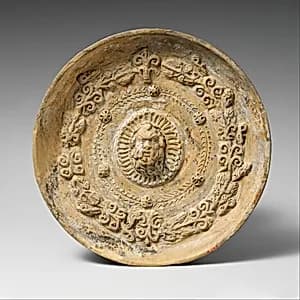 Terracotta phiale (libation bowl) by Unknown Artist