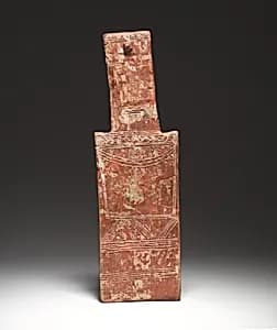 Terracotta plank-shaped figurine by Unknown Artist