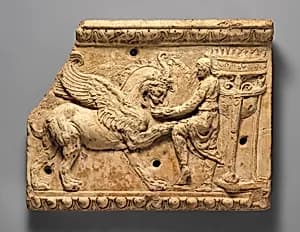 Terracotta plaque by Unknown Artist