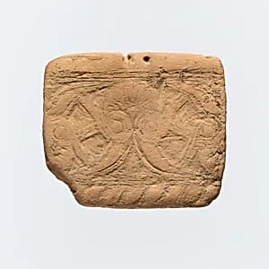 Terracotta plaque by Unknown Artist
