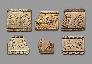 Terracotta plaques by Unknown Artist