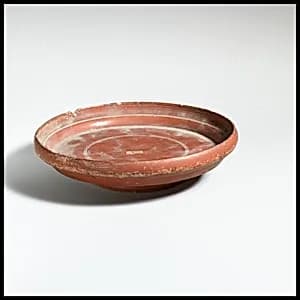 Terracotta plate by Speratus