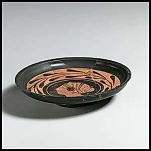 Terracotta plate by Unknown Artist