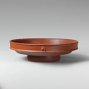 Terracotta plate by Unknown Artist