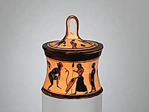 Terracotta pyxis (box) by Painter of Munich 1842