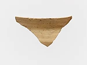 Terracotta rim fragment by Unknown Artist