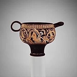 Terracotta skyphos (deep drinking cup) by Tondo Group