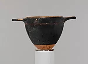 Terracotta skyphos (deep drinking cup) by Unknown Artist