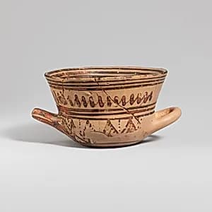 Terracotta skyphos (deep drinking cup) by Unknown Artist