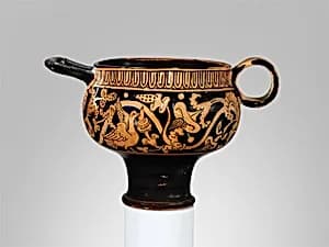Terracotta skyphos (deep drinking cup) by Tondo Group