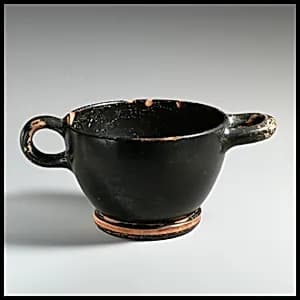 Terracotta skyphos (deep drinking cup) by Unknown Artist