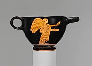 Terracotta skyphos (deep drinking cup) by Unknown Artist