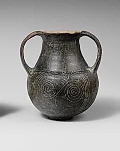 Terracotta spiral amphora (jar) by Unknown Artist