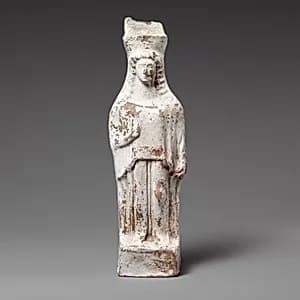 Terracotta statuette of a goddess by Unknown Artist