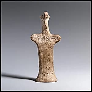 Terracotta statuette of a goddess by Unknown Artist