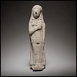 Terracotta statuette of a woman by Unknown Artist