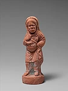 Terracotta statuette of an actor by Unknown Artist