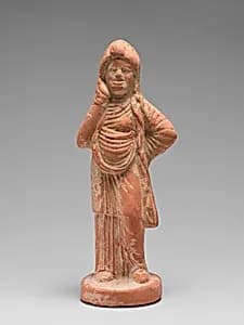 Terracotta statuette of an actor by Unknown Artist