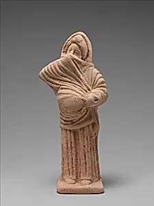 Terracotta statuette of an actor by Unknown Artist