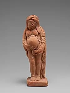 Terracotta statuette of an actor by Unknown Artist