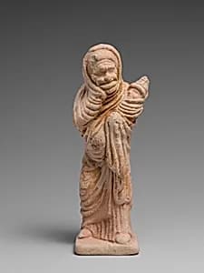 Terracotta statuette of an actor by Unknown Artist