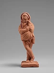 Terracotta statuette of an actor by Unknown Artist