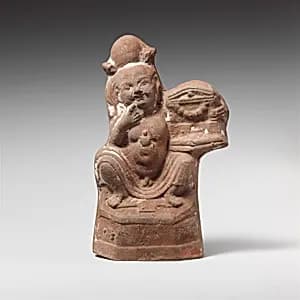 Terracotta statuette of Harpokrates by Unknown Artist