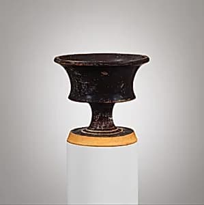Terracotta stemmed calyx by Unknown Artist
