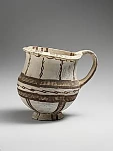 Terracotta tankard by Unknown Artist