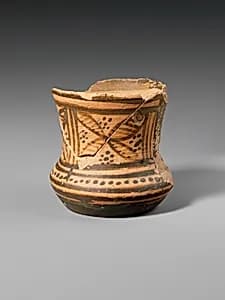 Terracotta tankard by Unknown Artist